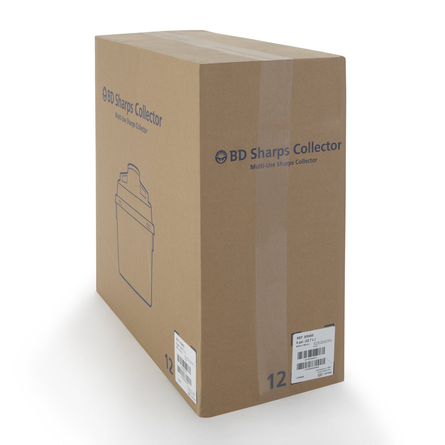 CONTAINER, SHARPS RED 6GL NEST(12/CS)