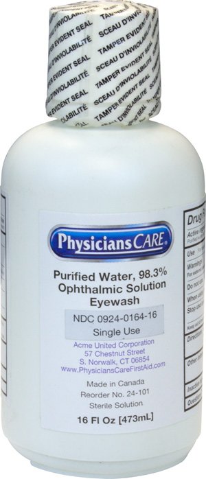 EYE WASH, REFILL BOTTLE 160Z