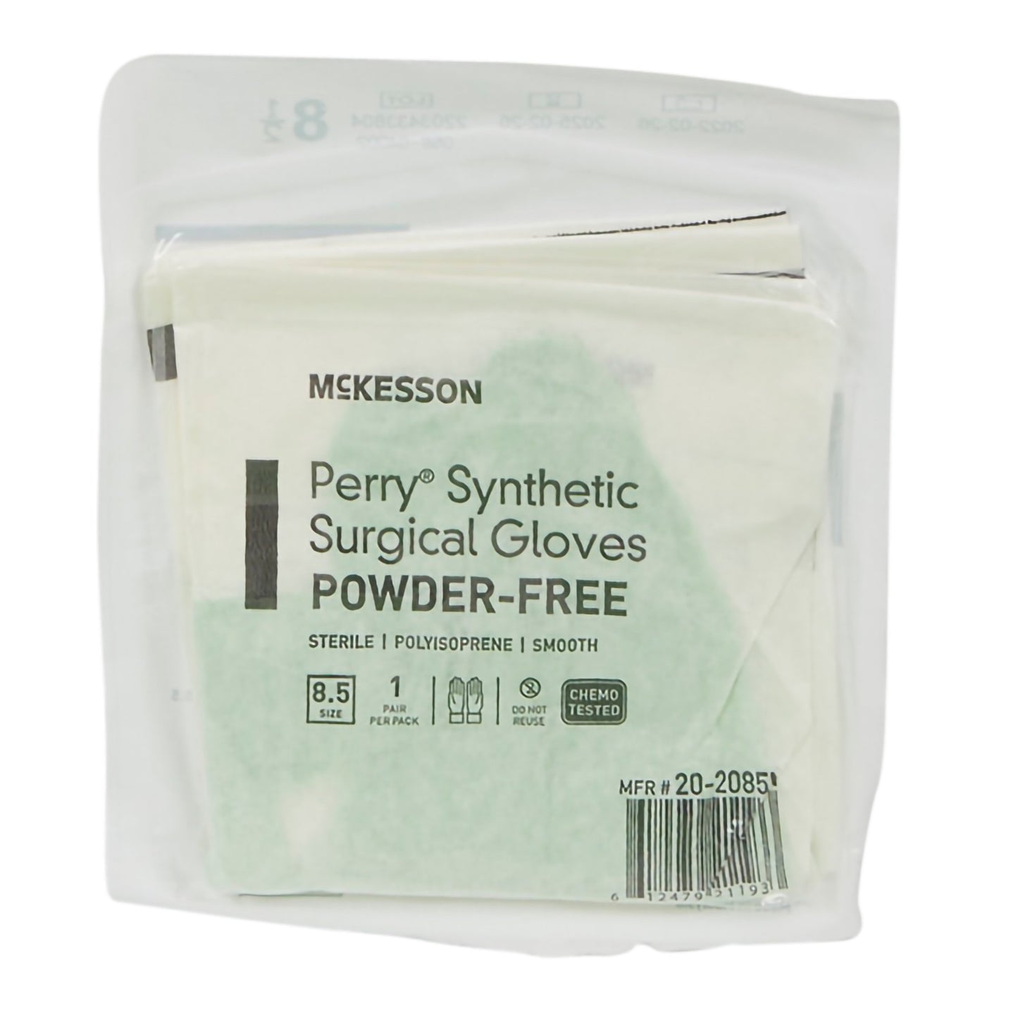 GLOVE, SURG PLYISO 8.5 STR2 SMTH CHEMO (50PR/BX 4BX/CS)