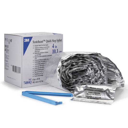 SPLINT, SCOTCHCAST DBL SIDE FELT QUICK STEP 4"X15' (2/CS)