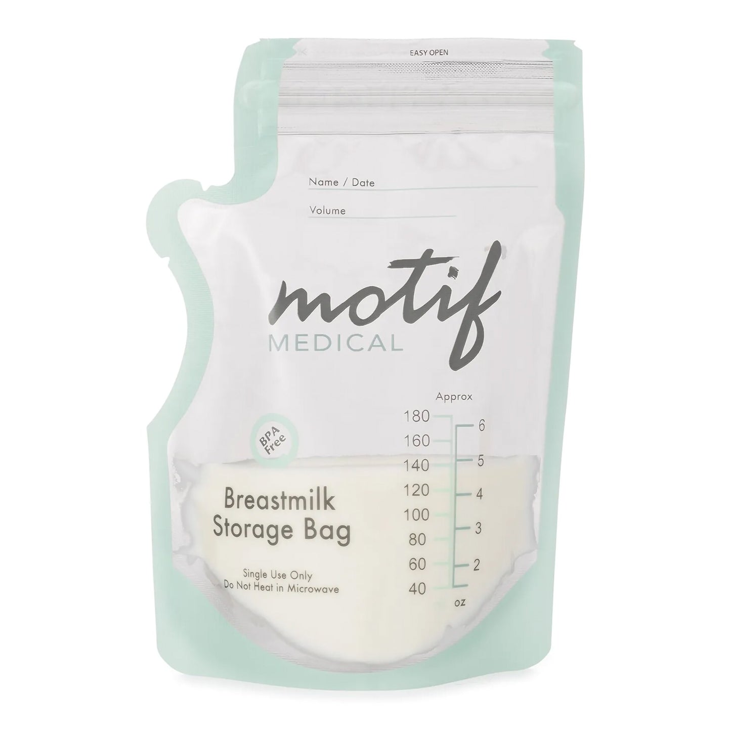 BAG, STORAGE BREASTMILK DBL PROOF ZIPPER (40/PK 16PK/CS)