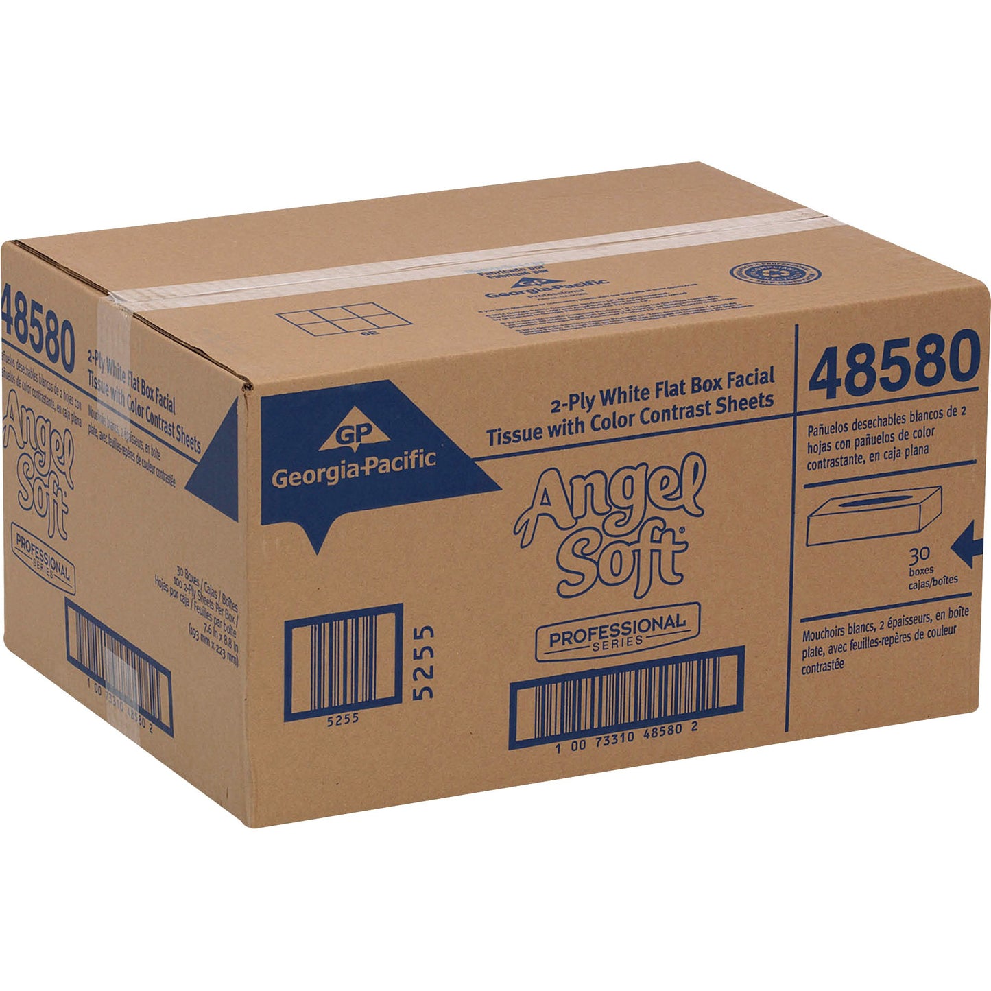 TISSUE, FACIAL ANGEL SFT 1PLY WHT (30BX/CS)