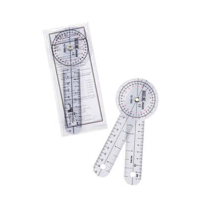 GONIOMETER, ISOM 360DEGREES PLAS CLR 6"