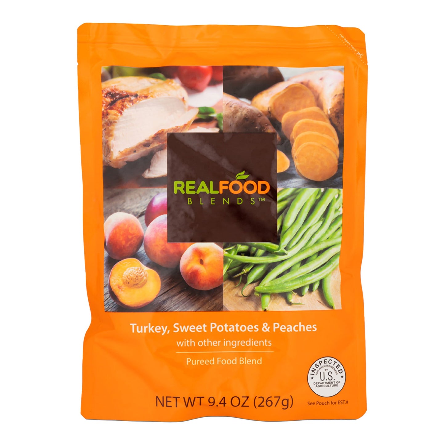 ENTERAL FEEDING, TURKEY/ SWEETPOTATOES & PEACHES (12/CS)