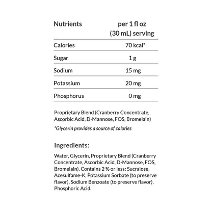 UTI-STAT, CRANBERRY 1OZ UD (96/CS)