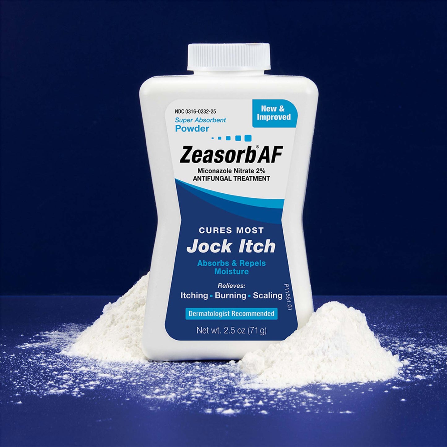 ZEASORB AF, PDR JOCK ITCH 2.5OZ