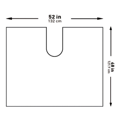 DRAPE, SURGICAL ORTHO IMPERVIOUS W/SPLIT 48"X52" (25/CS)