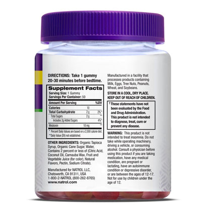 MELATONIN, GUMMY MAX SLEEP BLUEBERRY (50/BT)