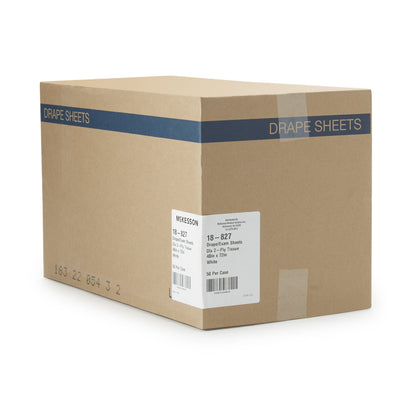 SHEET, DRAPE 2PLY WHT 40X72 (50/CS)
