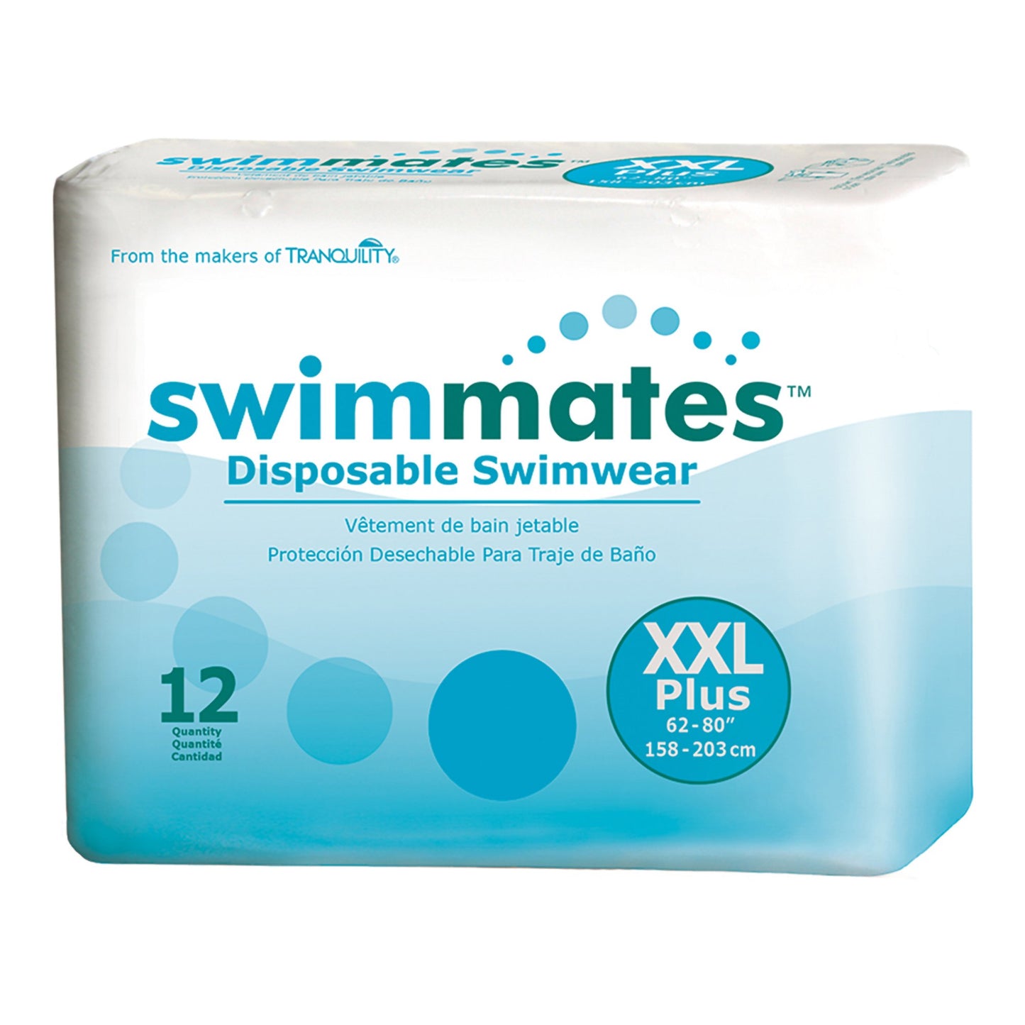 BRIEF, INCONT ADLT DISP SWIM MATE XXLG PLUS (12/BG 4BG/CS)