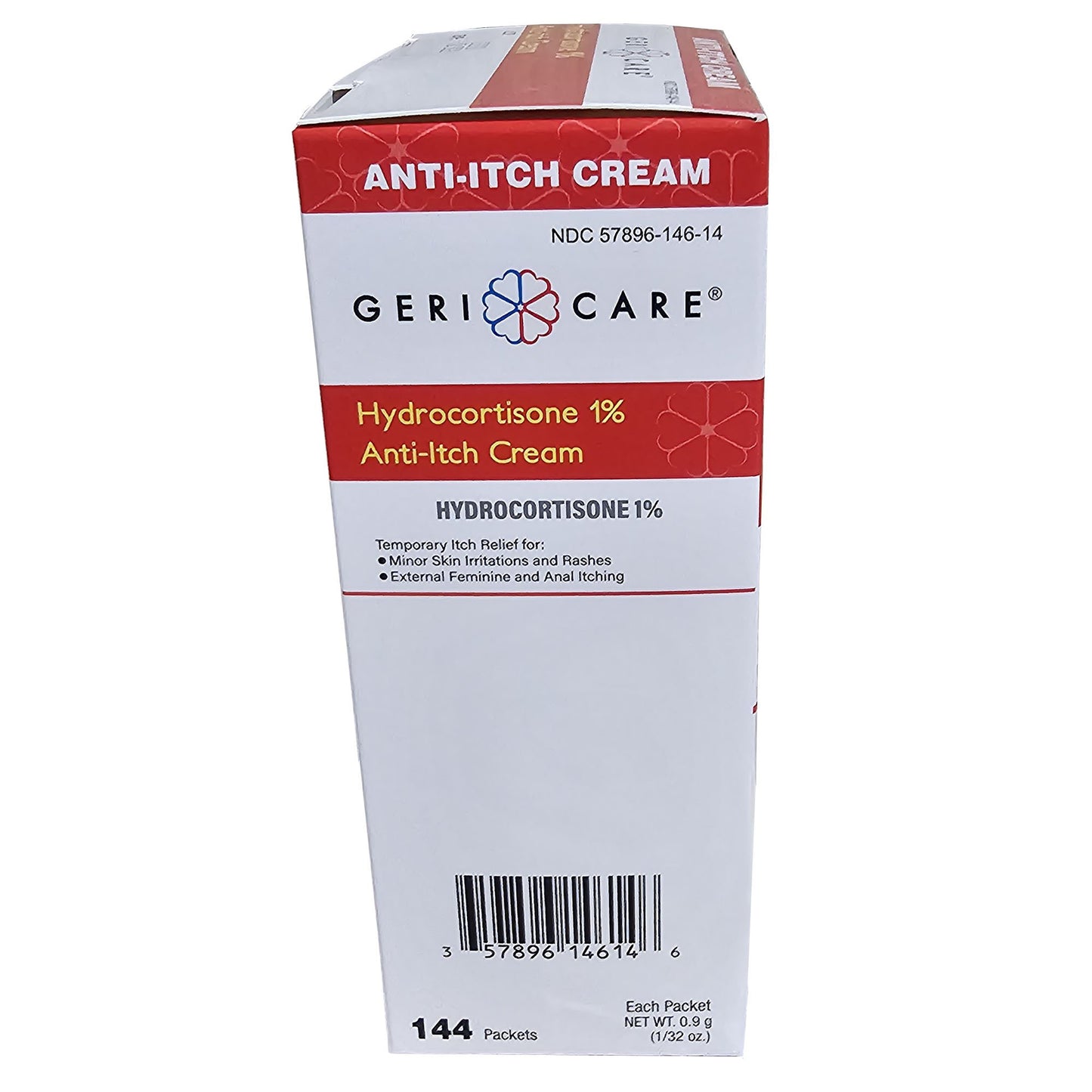 HYDROCORTISONE, CRM 1% 0.9GM (144/BX)