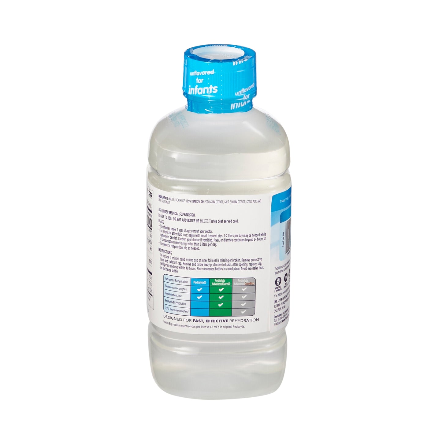 PEDIALYTE, RTF UNFLAV 1L BTL (8/CS)