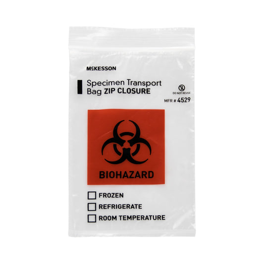 BAG, SPCMN BIOHAZ CLR 6X9 (50/BX 20BX/CS) PSSRDC