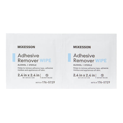 WIPE, ADH REMOVER 2.4"X2.4" (50PK/BX 50BX/CS)