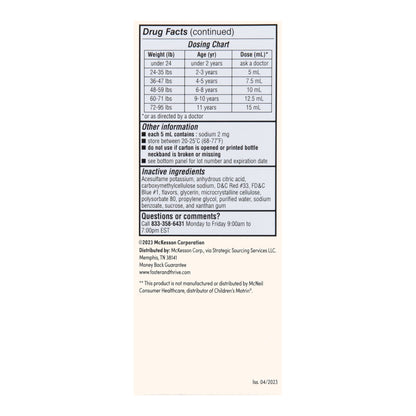 IBUPROFEN, SUSPN ORAL FT CHLD GRAPE 4OZ