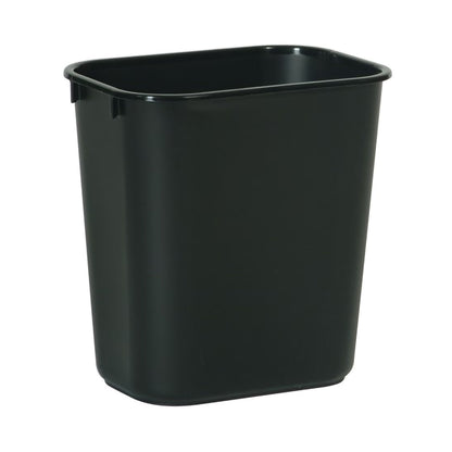 WASTEBASKET, SM 13 5/8 QT BLK SALFLD