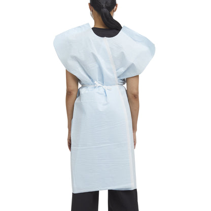 GOWN, EXAM BLU 30"X42" (50/CS)711