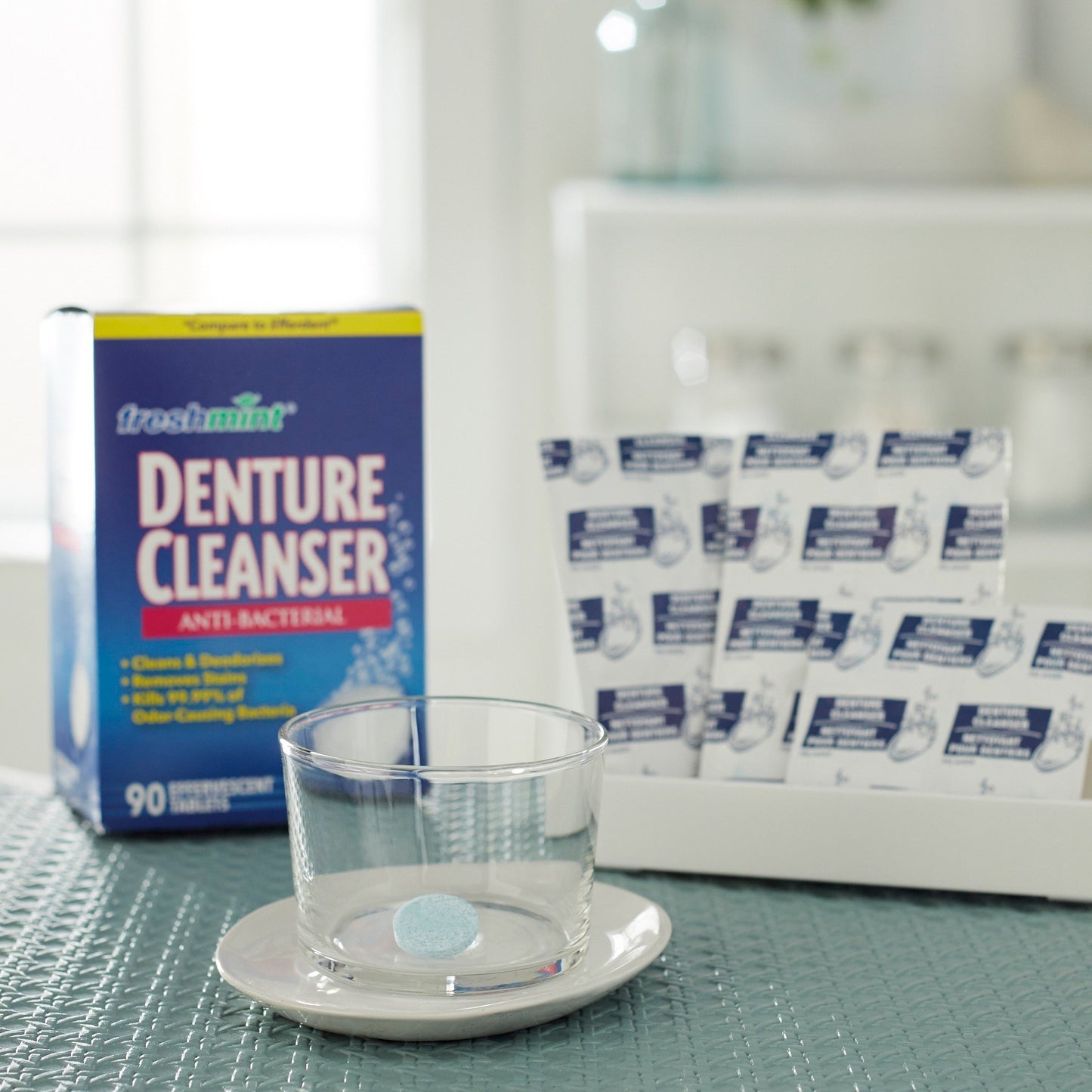 CLEANSER, DENTURE TABLETS (90/BX 24BX/CS)