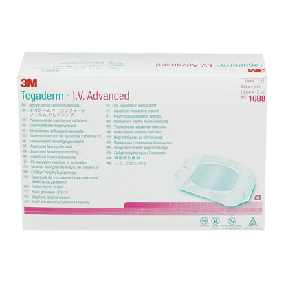 DRESSING, TEGADERM IV 4X4 3/4 (50/BX 4BX/CS) 3M