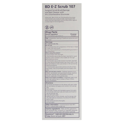 SCRUBBRUSH/SPONGE, 4%CHG (30/BX) BD