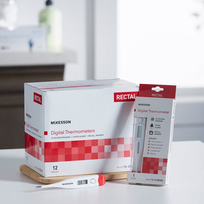 THERMOMETER, DIGITAL RECTAL LF(12/BX)