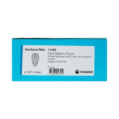 POUCH, OST DRN MIO 2PC CLICK WD OUTLT MAX W/WNDW 60MM (10/BX