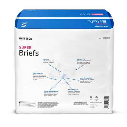 BRIEF, TAB CLOSURE SUPER SM 20-32" (24/BG 4BG/CS)