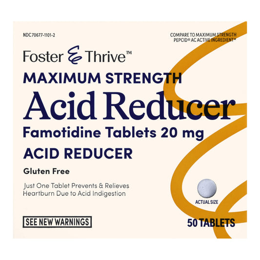 FAMOTIDINE, TAB FT 20MG (50/BT)