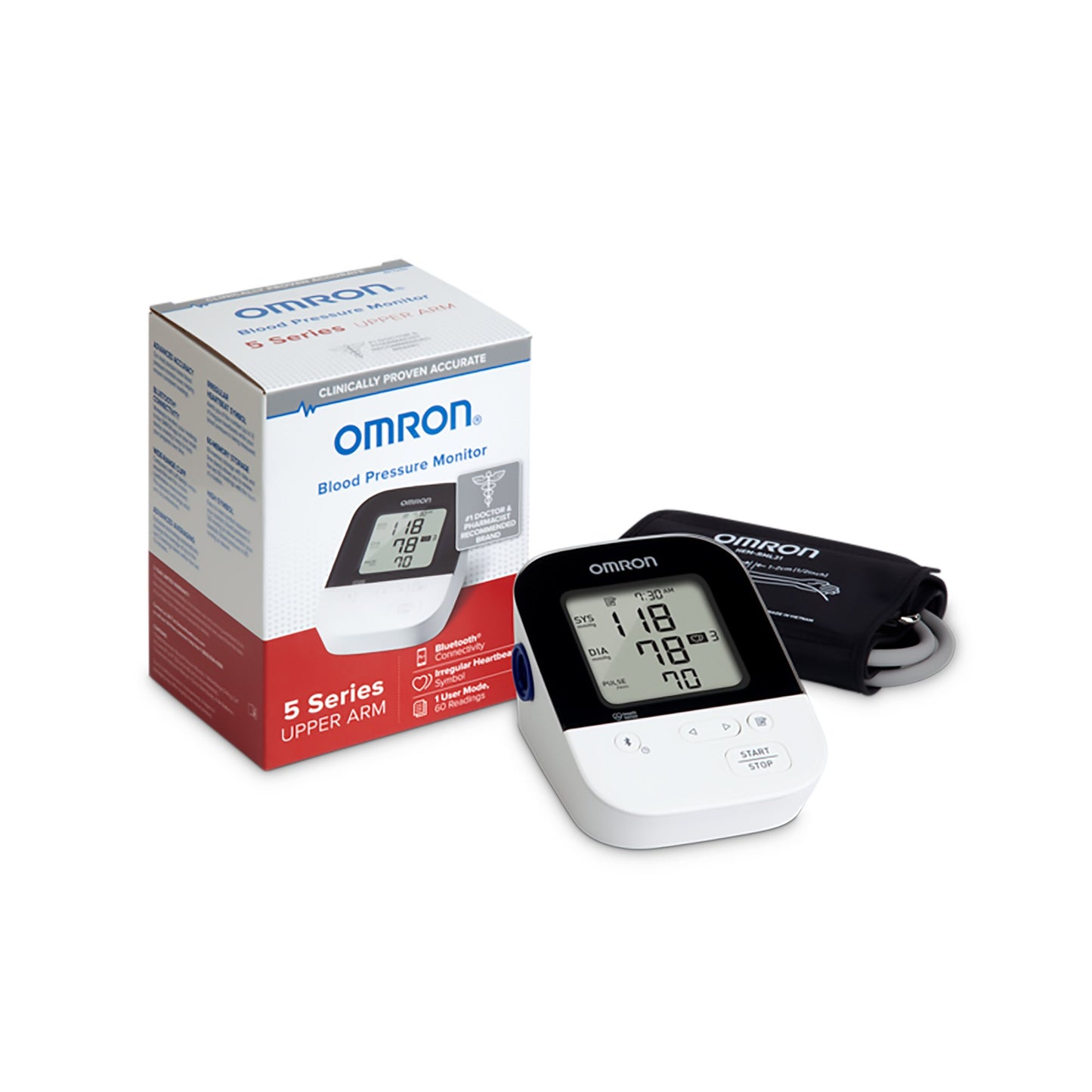 BP MONITOR, UPPER ARM W/BLUETOOTH WIRELESS SERIES 5 (10/CS)