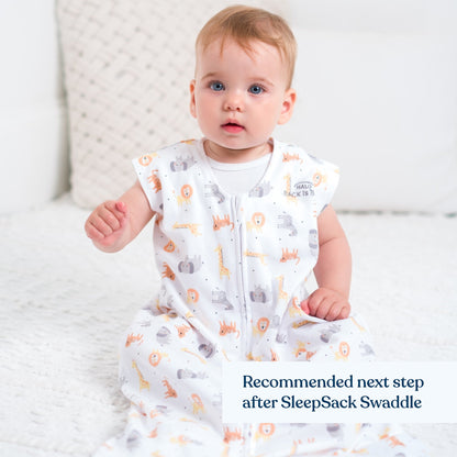 BLANKET, WEARABLE SLEEPSACK MULTI JUNGLE MED (4/CS)