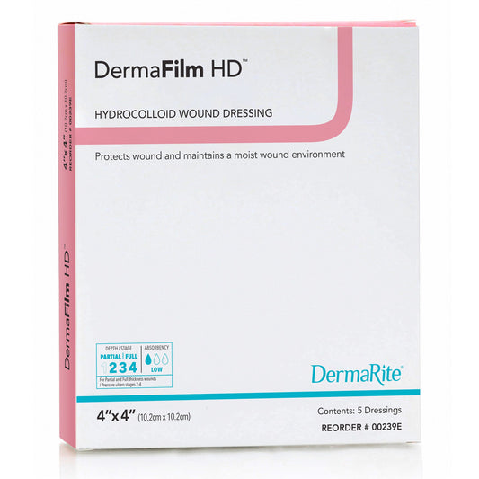 DRESSING, DERMAFILM HD 4"X4" (5/BX)