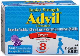 ADVIL, TAB CHEW GRAPE (24/BT)