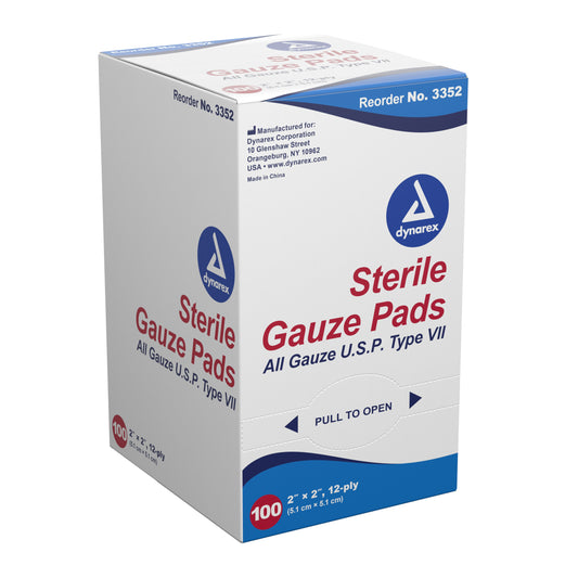 PAD, GAUZE 2X2X12 (100/BX 24BX/CS)