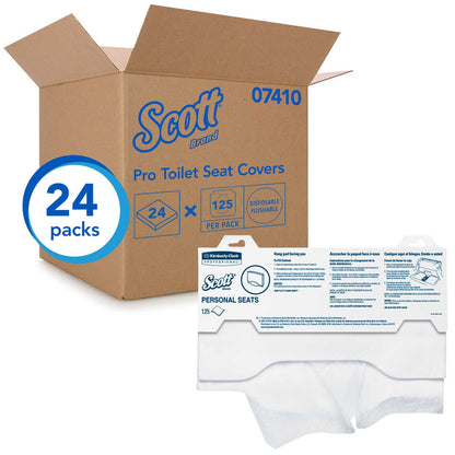 COVER, TOILET SEAT (125/PK 24PK/CS) KIMCON