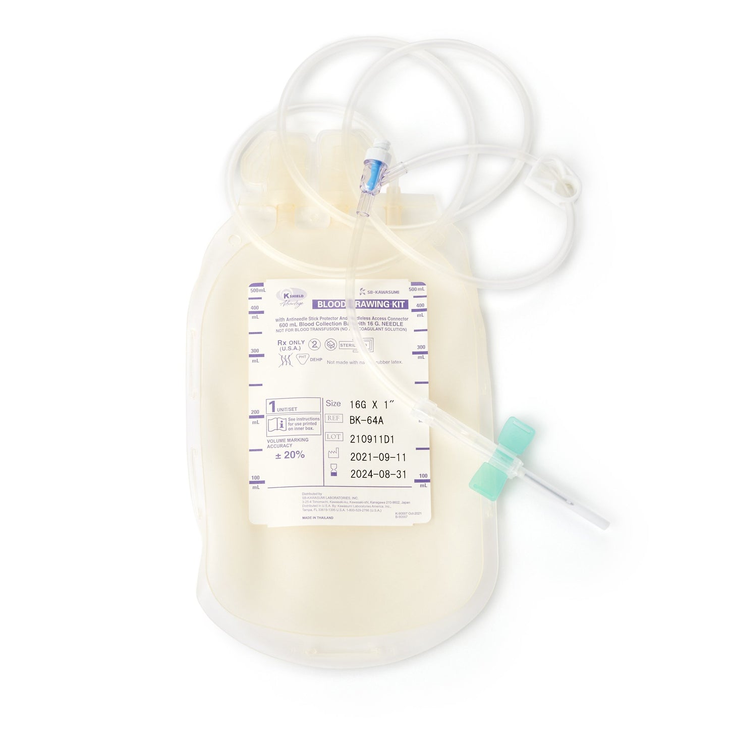 BLOOD DRAWING KIT, KSHIELD ADVANTAGE (50/CS)