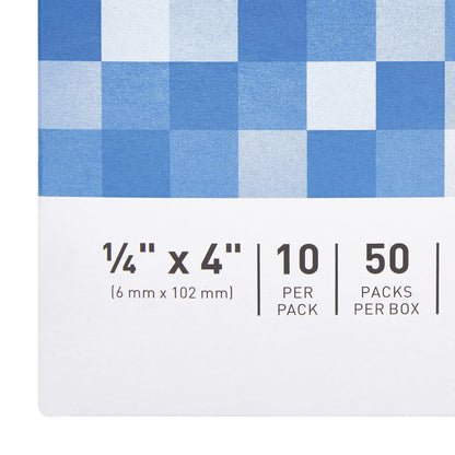 CLOSURE, SKIN REINF LF 1/4X4" (10/PK 50PK/BX 4BX/CS)