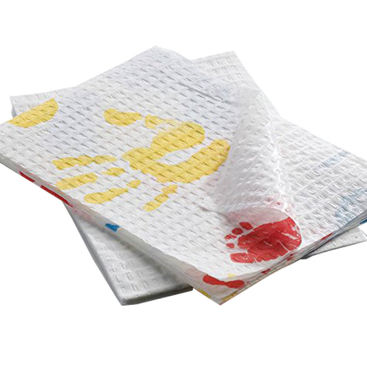 TOWEL, PLASBACK PED TRACKS 13.5X18"(500/CS)