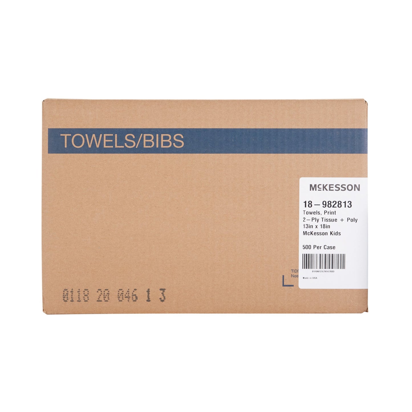 TOWEL, PRO 2PLY/POLY MCK KIDS PRNT 13X18 (500/CS)