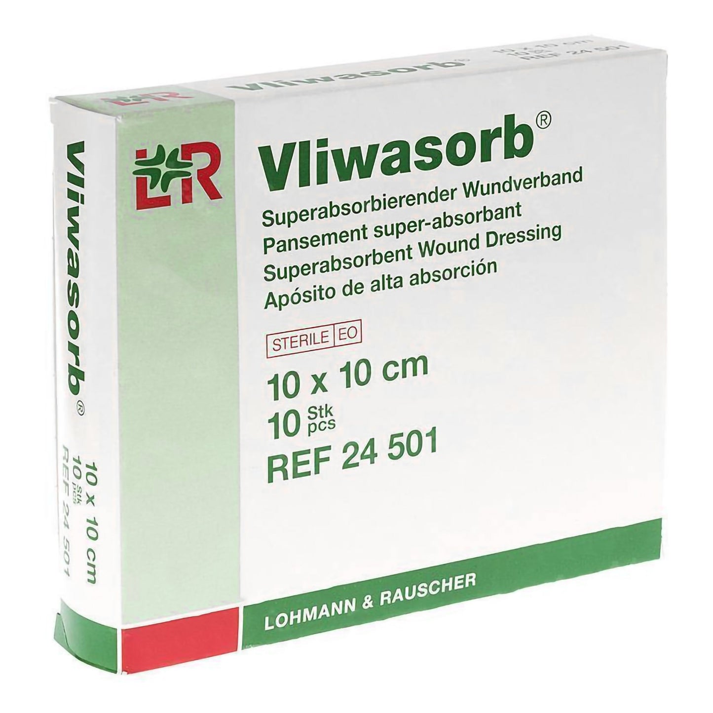 DRESSING, WOUND VLIWASORB SUPER ABSRB 4"X4" (10/BX 36BX/CS)