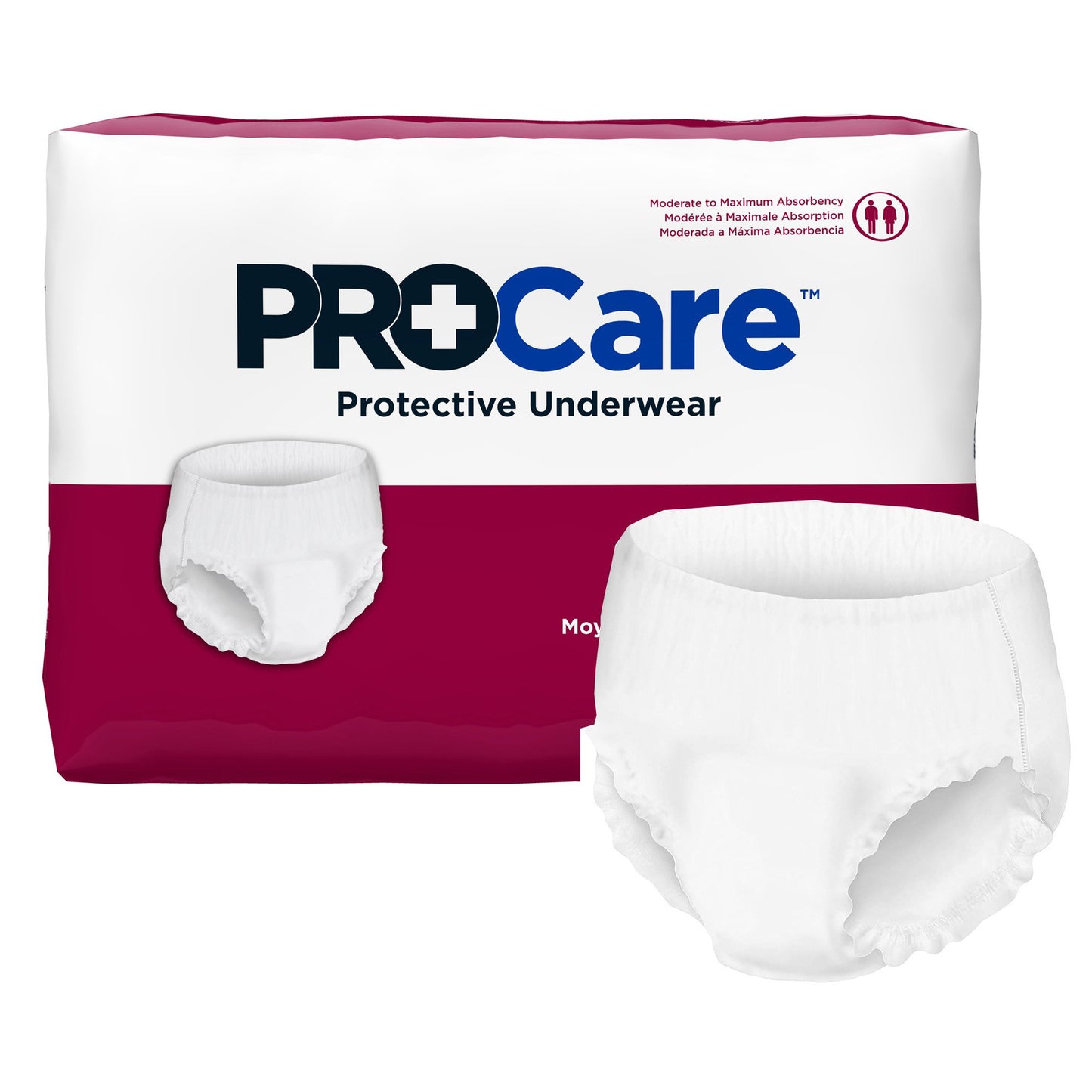 UNDERWEAR, PROTECTIVE PROCARE MED SZ34"-46" (20/BG 4BG/CS)