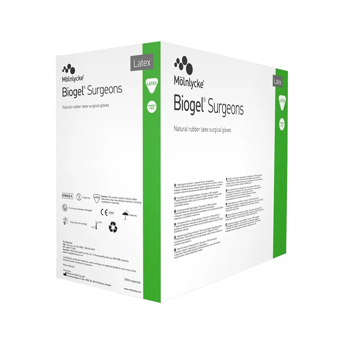 GLOVE, SURG BIOGEL 8.5 STR2 TXT (50PR/BX 4BX/CS)