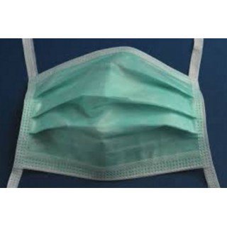 MASK, SURG TIES ASTM1 ANTIFOG (50/BX 6BX/CS)