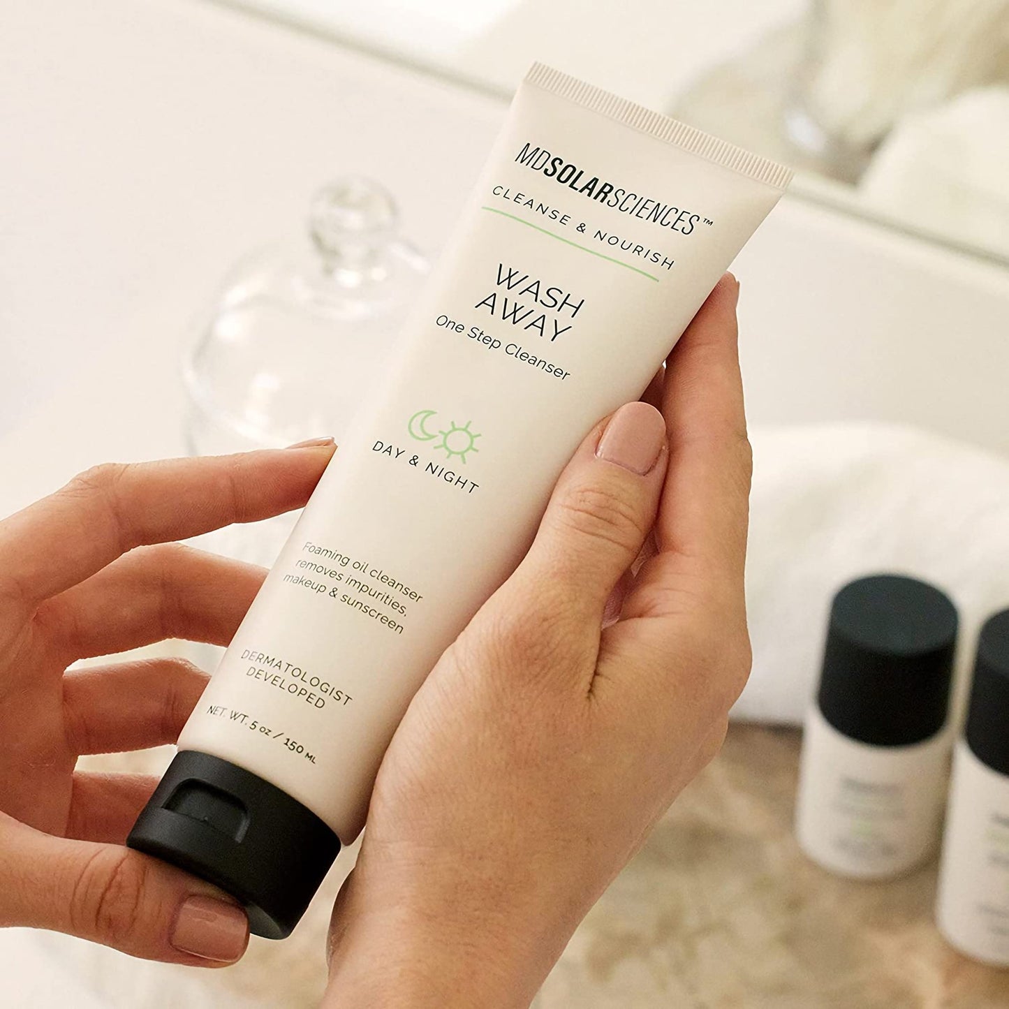 CLEANSER, FACE WASH AWAY 5OZ (3/PK 8PK/CS)