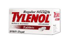 TYLENOL, TAB REG 325MG 100 (72BT/CS) J&JOTC