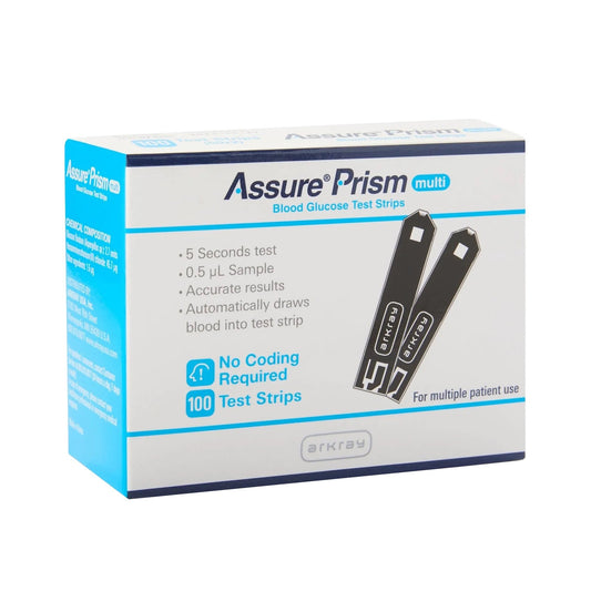 TEST STRIP, BLOOD GLUCOSE ASSURE PRISM MULTI (50/BX 12BX/CS)