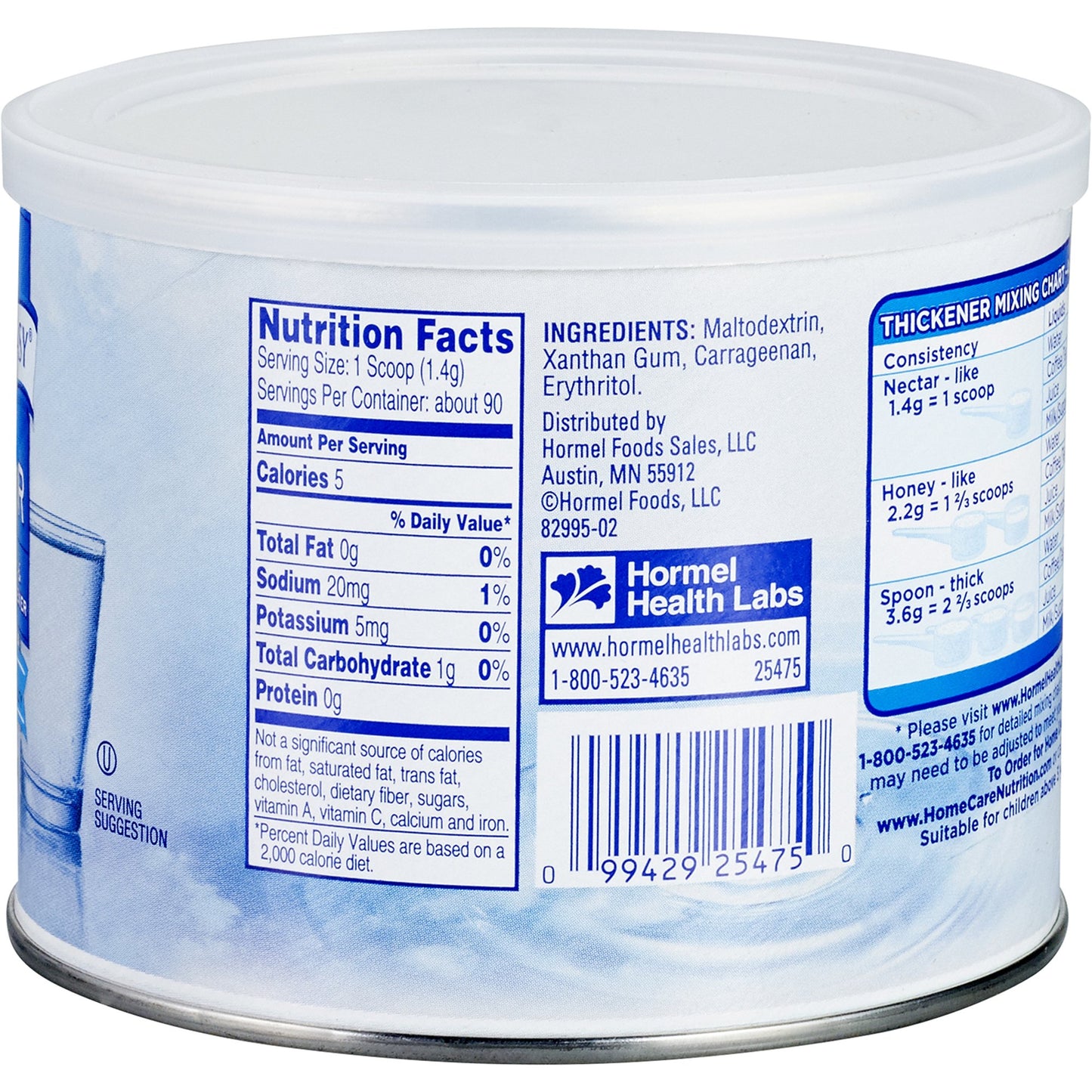 THICK-N-EASY, CLEAR THICKENER 4.4OZ (4/CS)