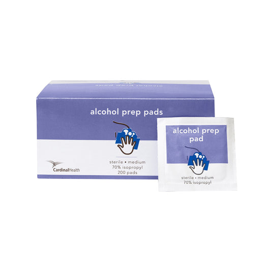 PAD, ALCOHOL PREP ISOPROPYL MED 70% (200/BX 20BX/CS)