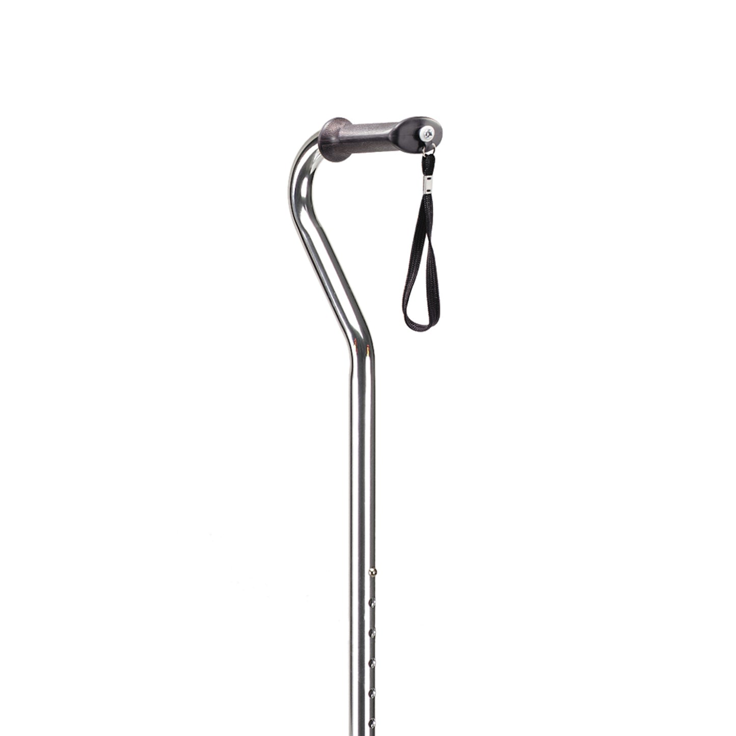 CANE, QUAD W/CONTRD GRIP CHROME SM (4/CS)