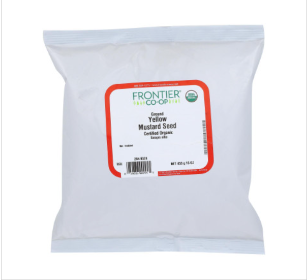 Frontier Herb Org Ground Yellow Mustard Seed (1x1lb)