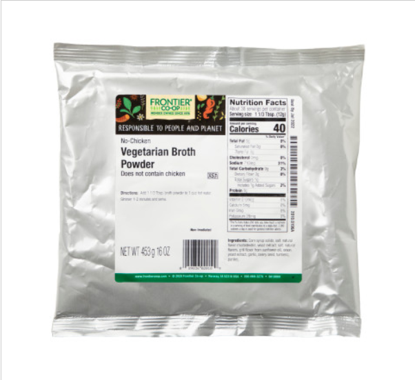 Frontier Herb Chicken Flavored Broth Powder (1x1lb)